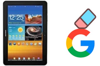 How to delete the Google account in Samsung Galaxy Tab 8.9 P7310