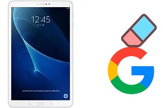 How to delete the Google account in Samsung Galaxy Tab A 10.1 (2016)