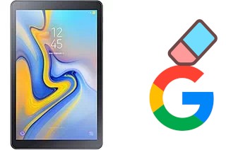 How to delete the Google account in Samsung Galaxy Tab A 10.5