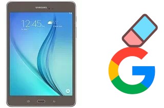 How to delete the Google account in Samsung Galaxy Tab A 8.0 (2015)