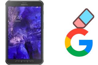 How to delete the Google account in Samsung Galaxy Tab Active