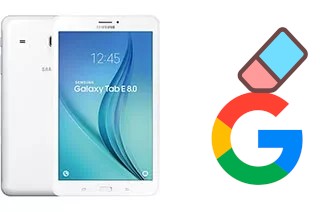 How to delete the Google account in Samsung Galaxy Tab E 8.0