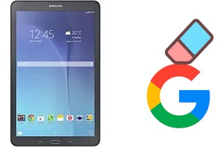 How to delete the Google account in Samsung Galaxy Tab E 9.6