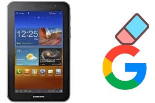 How to delete the Google account in Samsung P6200 Galaxy Tab 7.0 Plus