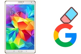 How to delete the Google account in Samsung Galaxy Tab S 8.4 LTE