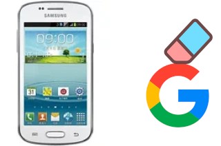 How to delete the Google account in Samsung Galaxy Trend II Duos S7572