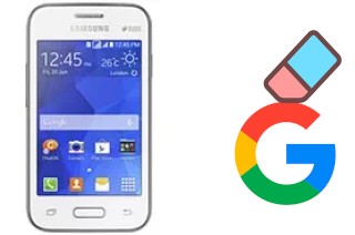 How to delete the Google account in Samsung Galaxy Young 2