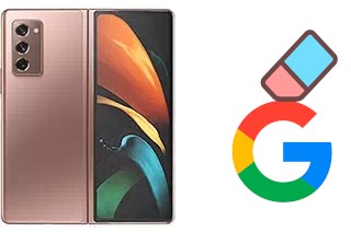 How to delete the Google account in Samsung Galaxy Z Fold2 5G