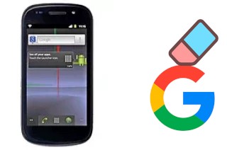 How to delete the Google account in Samsung Google Nexus S I9020A