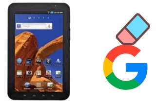 How to delete the Google account in Samsung P1010 Galaxy Tab Wi-Fi