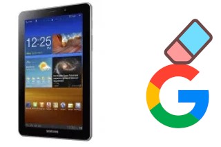 How to delete the Google account in Samsung P6800 Galaxy Tab 7.7