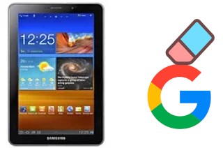 How to delete the Google account in Samsung P6810 Galaxy Tab 7.7