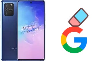 How to delete the Google account in Samsung Galaxy S10 Lite