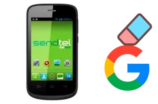 How to delete the Google account in Sendtel S7054