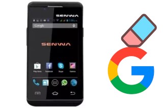 How to delete the Google account in Senwa S615