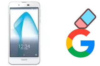 How to delete the Google account in Sharp Aquos L