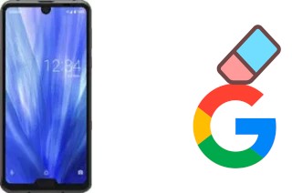 How to delete the Google account in Sharp Aquos R3