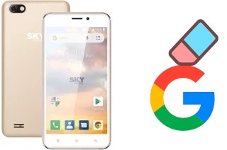 How to delete the Google account in Sky-Devices Elite B5