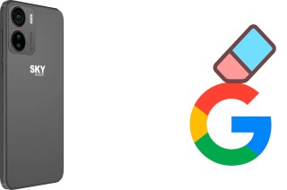 How to delete the Google account in Sky-Devices Elite D63