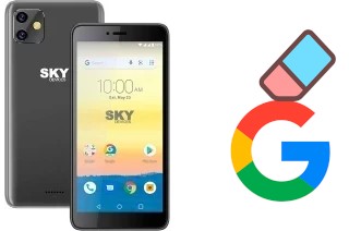 How to delete the Google account in Sky-Devices Elite H55