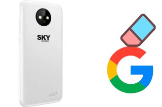 How to delete the Google account in Sky-Devices Elite J55