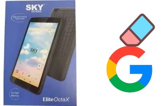 How to delete the Google account in Sky-Devices Elite OctaX