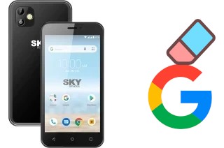 How to delete the Google account in Sky-Devices Elite P5