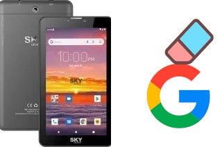 How to delete the Google account in Sky-Devices Platinum A7