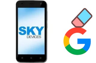 How to delete the Google account in Sky-Devices Sky Elite 4-5P