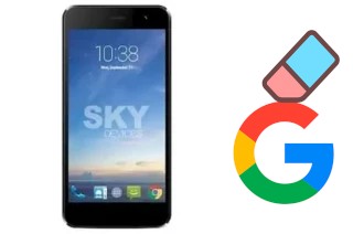 How to delete the Google account in Sky Pro III