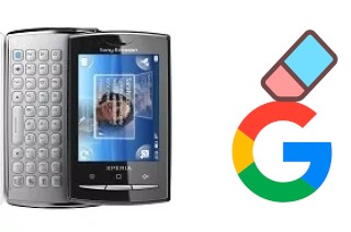 How to delete the Google account in Sony Ericsson Xperia X10 mini pro