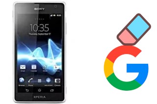 How to delete the Google account in Sony Xperia GX SO-04D