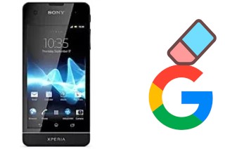 How to delete the Google account in Sony Xperia SX SO-05D