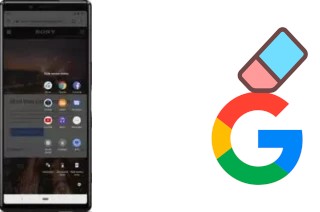 How to delete the Google account in Sony Xperia 1