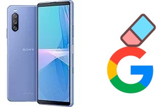 How to delete the Google account in Sony Xperia 10 III