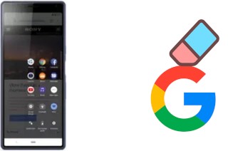 How to delete the Google account in Sony Xperia 10 Plus