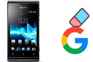 How to delete the Google account in Sony Xperia E dual