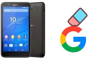 How to delete the Google account in Sony Xperia E4