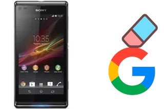 How to delete the Google account in Sony Xperia L