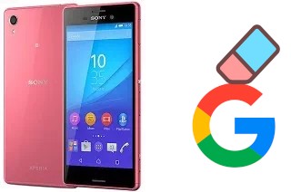 How to delete the Google account in Sony Xperia M4 Aqua Dual