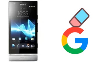 How to delete the Google account in Sony Xperia P