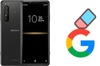 How to delete the Google account in Sony Xperia Pro (2020)