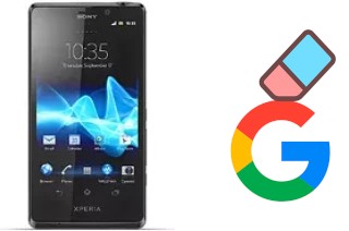 How to delete the Google account in Sony Xperia T