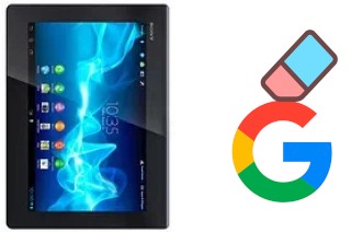 How to delete the Google account in Sony Xperia Tablet S