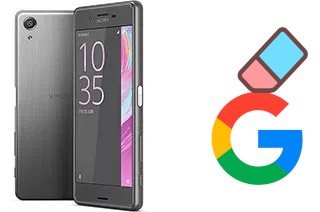 How to delete the Google account in Sony Xperia X Performance