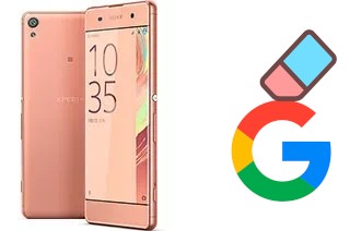 How to delete the Google account in Sony Xperia XA Dual