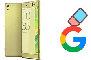 How to delete the Google account in Sony Xperia XA Ultra