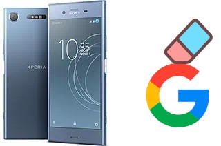 How to delete the Google account in Sony Xperia XZ1