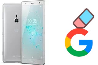 How to delete the Google account in Sony Xperia XZ2