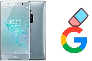 How to delete the Google account in Sony Xperia XZ2 Premium